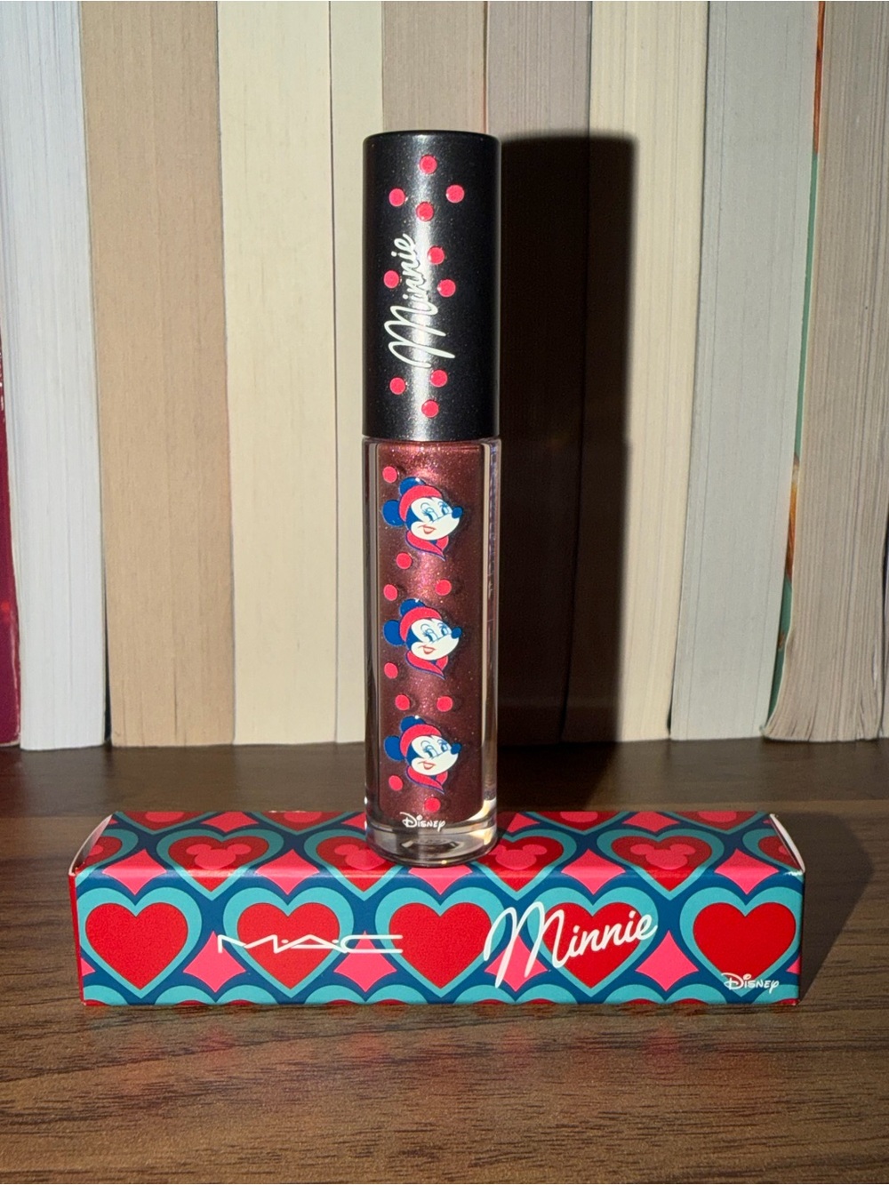 LIMITED EDITION! MAC Cosmetics Minnie Shimmery Brown-Red Lip Gloss